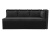 Метро с подлокотником Серо-Черный Велюр, кухонный диван