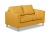 Ватсон 2-х местный Желтый Экокожа, офисный диван