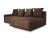 Бронкс коричневый, угловой диван